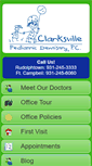 Mobile Screenshot of clarksvillepediatricdentistry.com